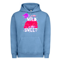 Pigment Pebble Blue a little wild a little sweet Urban Hoodie - JahusDesignShop
