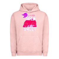 Pigment Salmon a little wild a little sweet Urban Hoodie - JahusDesignShop