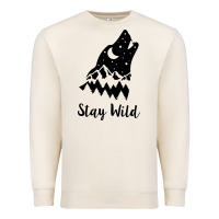 Sandshell stay wild Premium Sweatshirt - Unal Design