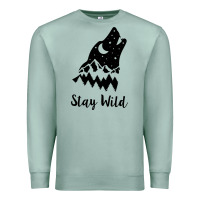 Seafoam stay wild Premium Sweatshirt - Unal Design