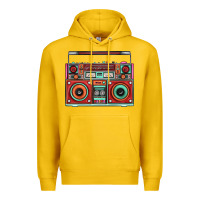 Lemon Boombox Premium Hoodie - FaDigitalArtStudio
