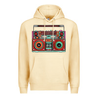 Pina Colada Boombox Premium Hoodie - FaDigitalArtStudio