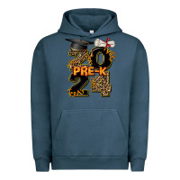 Pigment Midnight Navy 2024 pre k graduation Urban Hoodie - AdoDesignShop