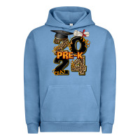 Pigment Pebble Blue 2024 pre k graduation Urban Hoodie - AdoDesignShop