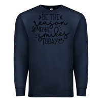 Navy smile Premium Sweatshirt - Unal Design