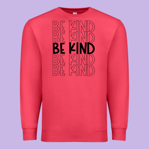 Be Kind Premium Sweatshirt Designed By Unal Design