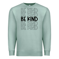 Seafoam be kind Premium Sweatshirt - Unal Design