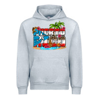 Heather Grey puerto rico and flowers with frog Urban Hoodie - AdoDesignShop