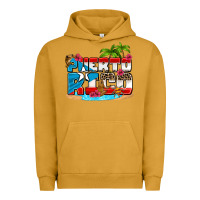 Pigment Peanut Butter puerto rico and flowers with frog Urban Hoodie - AdoDesignShop