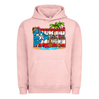 Pigment Salmon puerto rico and flowers with frog Urban Hoodie - AdoDesignShop