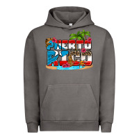 Pigment Tornado puerto rico and flowers with frog Urban Hoodie - AdoDesignShop