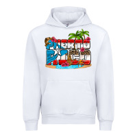 White puerto rico and flowers with frog Urban Hoodie - AdoDesignShop