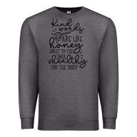 Charcoal Heather kind Premium Sweatshirt - Unal Design