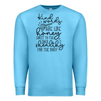 Ocean Blue kind Premium Sweatshirt - Unal Design