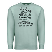 Seafoam kind Premium Sweatshirt - Unal Design