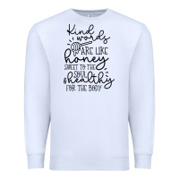 White kind Premium Sweatshirt - Unal Design