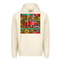 Tofu western farm truck seamless pattern Premium Hoodie - HRA Design Shop