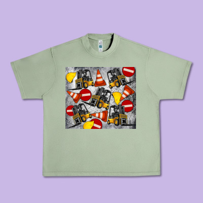 Forklift Tumbler Urban Heavy Tee Designed By Artiststas
