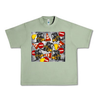 Oil Green forklift tumbler Urban Heavy Tee - Artiststas