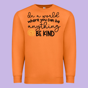 Be Kind Premium Sweatshirt Designed By Unal Design