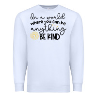 White be kind Premium Sweatshirt - Unal Design