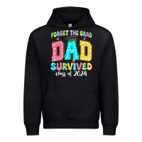 Black forget the grad dad survived class of 2024 Urban Hoodie - JahusDesignShop