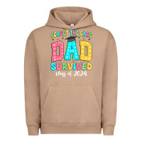 Pigment Burro forget the grad dad survived class of 2024 Urban Hoodie - JahusDesignShop
