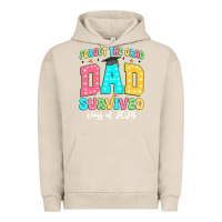 Pigment French Oak forget the grad dad survived class of 2024 Urban Hoodie - JahusDesignShop