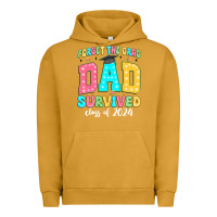 Pigment Peanut Butter forget the grad dad survived class of 2024 Urban Hoodie - JahusDesignShop