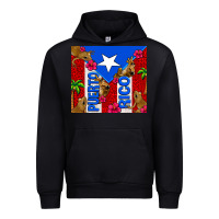 Black puerto rico coqui leopard Urban Hoodie - AdoDesignShop