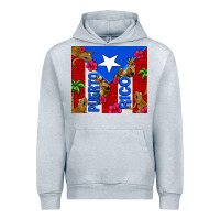 Heather Grey puerto rico coqui leopard Urban Hoodie - AdoDesignShop