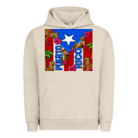 Pigment French Oak puerto rico coqui leopard Urban Hoodie - AdoDesignShop