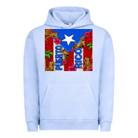 Pigment Grape Ice puerto rico coqui leopard Urban Hoodie - AdoDesignShop