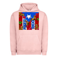 Pigment Salmon puerto rico coqui leopard Urban Hoodie - AdoDesignShop