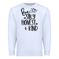 White kind Premium Sweatshirt - Unal Design