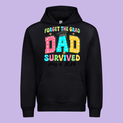 Forget The Grad Mom Survived Class Of 2024 Urban Hoodie Designed By Jahusdesignshop