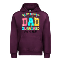 Mauve Wine forget the grad mom survived class of 2024 Urban Hoodie - JahusDesignShop