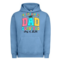 Pigment Pebble Blue forget the grad mom survived class of 2024 Urban Hoodie - JahusDesignShop