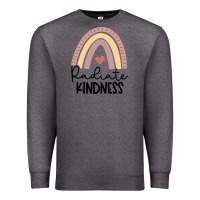 Charcoal Heather kindness Premium Sweatshirt - Unal Design