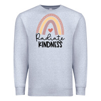 Heather Grey kindness Premium Sweatshirt - Unal Design