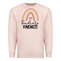 Pale Pink kindness Premium Sweatshirt - Unal Design