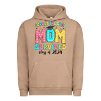 Pigment Burro forget the grad mom survived class of 2024 Urban Hoodie - JahusDesignShop