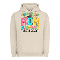 Pigment French Oak forget the grad mom survived class of 2024 Urban Hoodie - JahusDesignShop