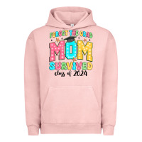 Pigment Salmon forget the grad mom survived class of 2024 Urban Hoodie - JahusDesignShop