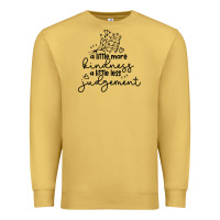 Antique Gold kindness Premium Sweatshirt - Unal Design