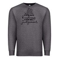 Charcoal Heather kindness Premium Sweatshirt - Unal Design