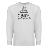 Dove Grey kindness Premium Sweatshirt - Unal Design