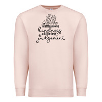 Pale Pink kindness Premium Sweatshirt - Unal Design
