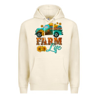 Tofu farm truck  farm life with sunflower Premium Hoodie - HRA Design Shop