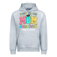 Heather Grey forget the grad mom survived class of 2024 Urban Hoodie - JahusDesignShop